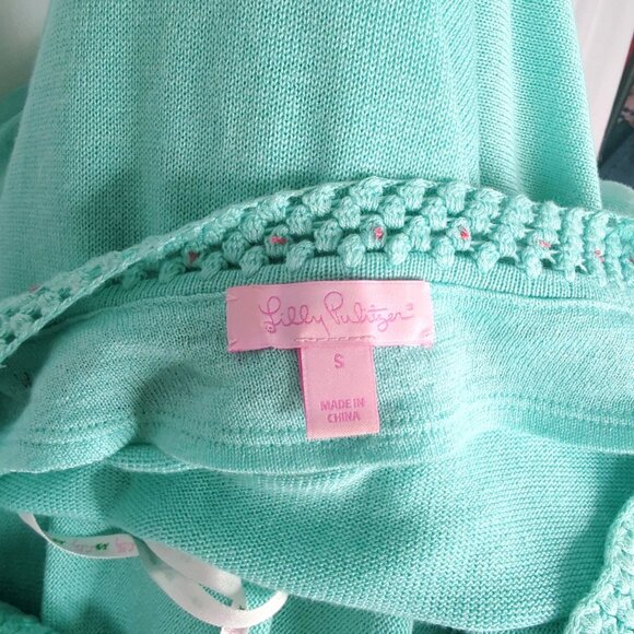 Lilly Pulitzer Knit Tunic Top Small Blue - Picture 10 of 12